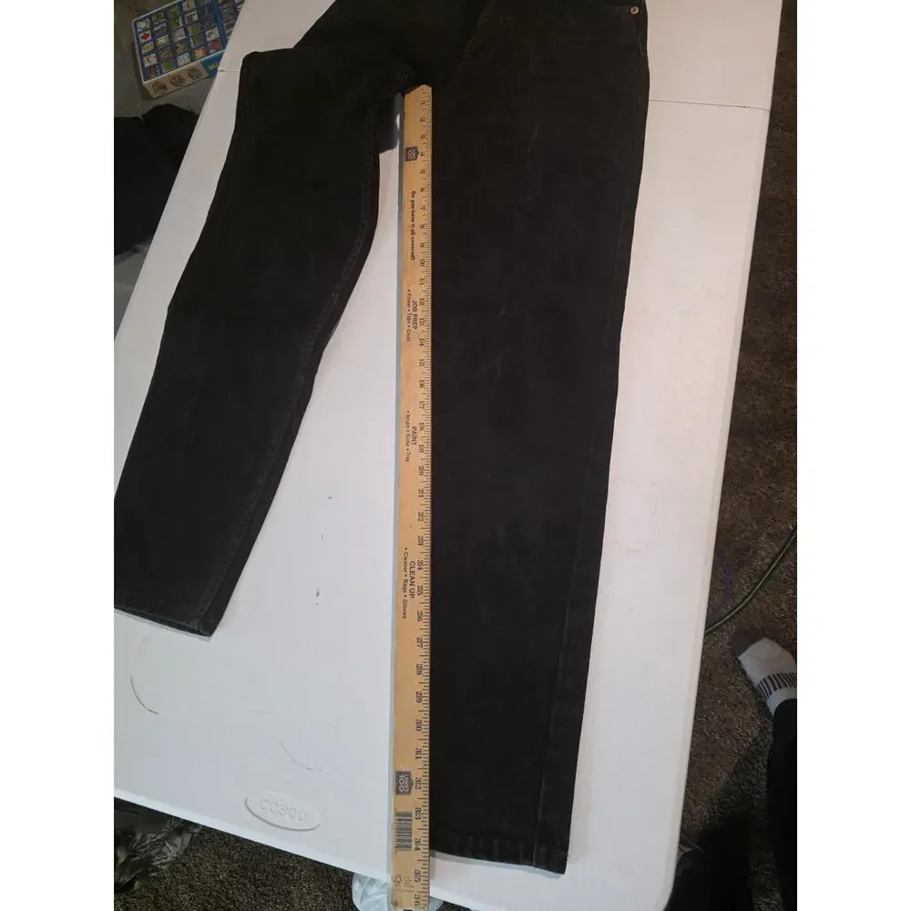 VINTAGE Levi's 550 Jeans Mens 29x34 Black Relaxed Tapered Leg Made in USA 90s